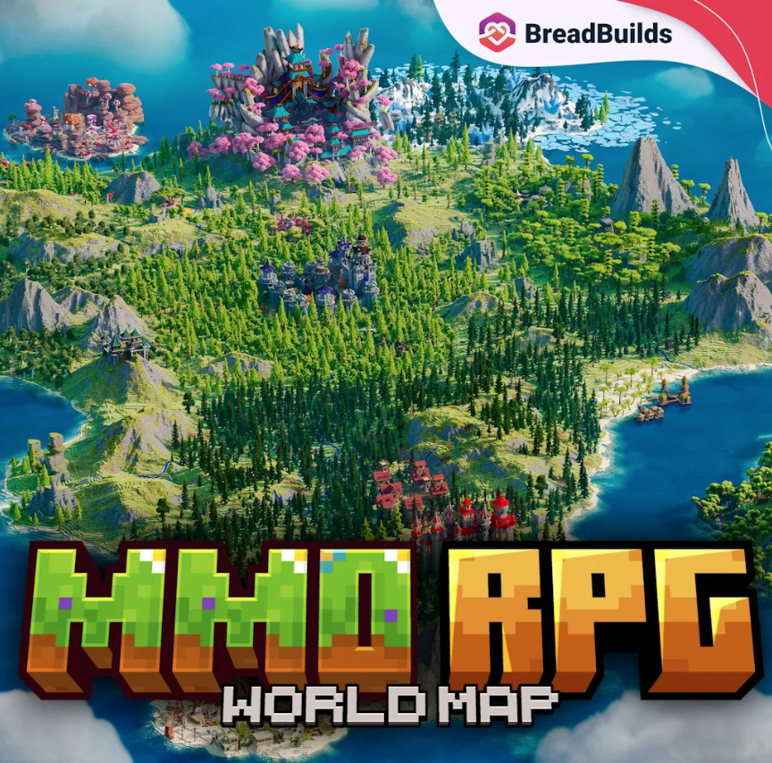 Resource 'MMO RPG World Map | Build + 3 renders (without watermark, full quality)'