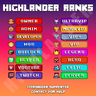 [RealHighlander] Better Ranks/Prefixes - ItemsAdder Ready