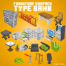 [Magic Store] Furniture Subpack - Bank
