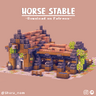 [SheraNom] Rustic Horse Stable